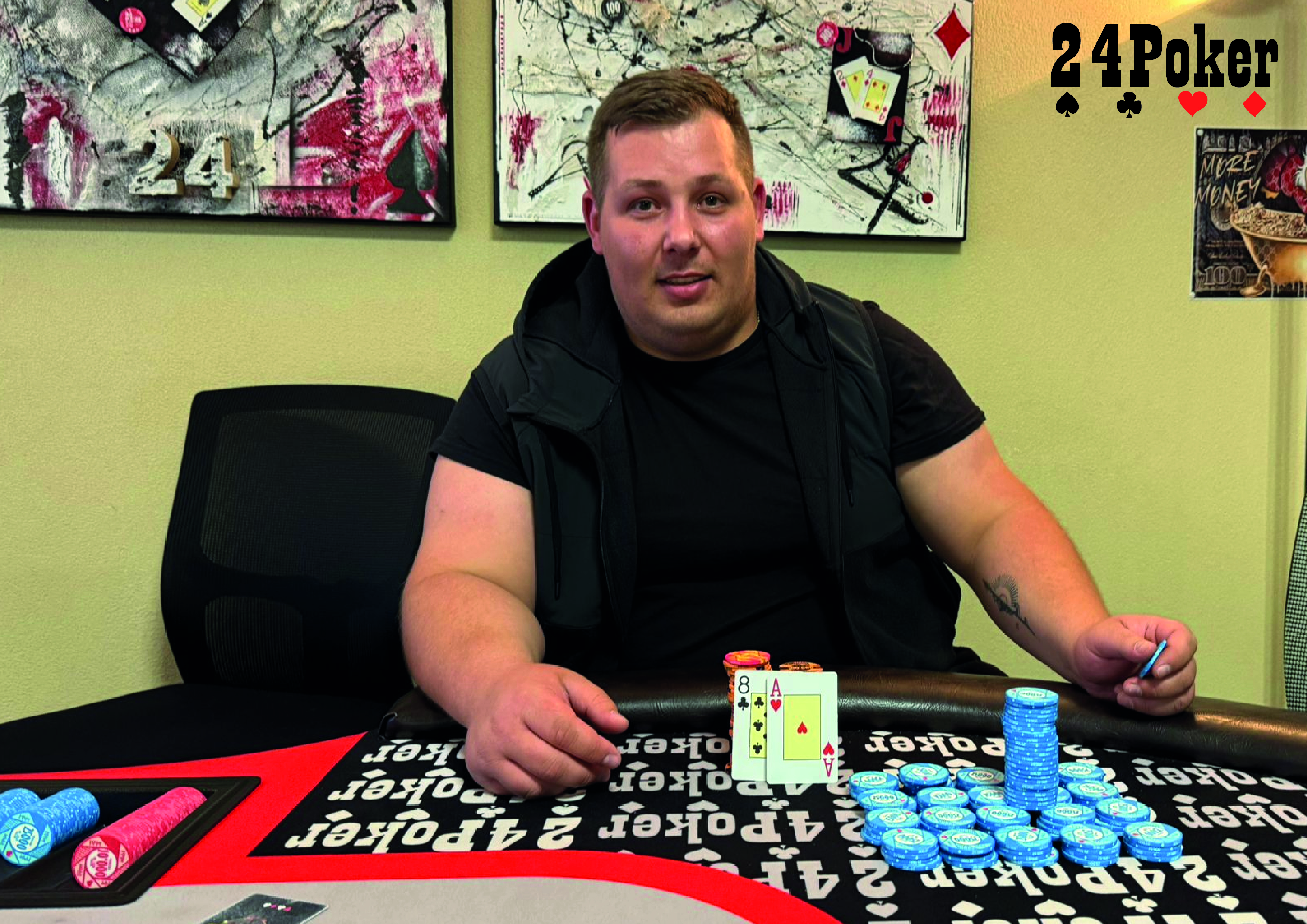 Straßen gebaut, Chips gesammelt: Andrei triumphiert ohne Deal bei 24poker!