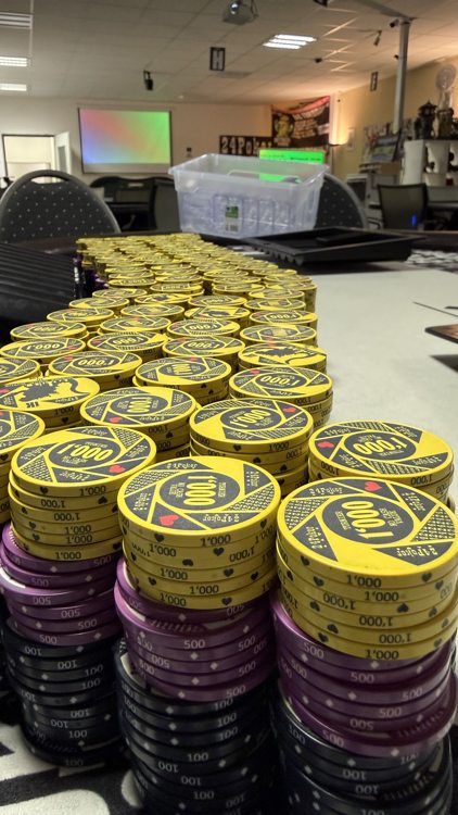 Chips für den Pokerabend