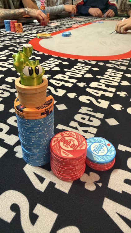 Mitten im Pokerabend