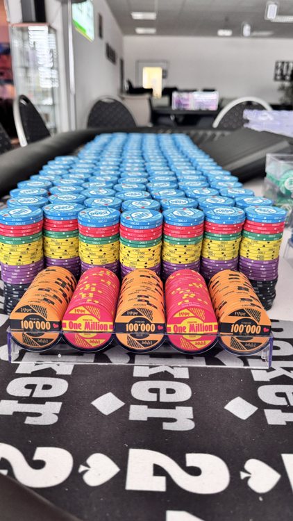 Gebrandete 24Poker-Chips
